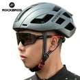 thumbnail image 4 of ROCKBROS Cycling Helmet Magnetic-suction Helmet with Changable Cover Integrated Molding Wind Break Breathable Comfortable Cycling Helmet with Adjustable Taillight, 4 of 7