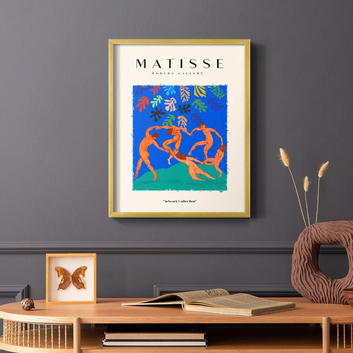 Matisse CX Framed Print in Gold Solid Wood 8 x 10 Framed Print