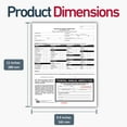 thumbnail image 5 of 25 Pack Buck Record of Annual Inspection Forms with Inspection Decal, 2-Ply Carbonless Form, DOT Compliant, Fade-Resistant, Meets 49 CFR 396.21 & 396.17(c)(2) Standards, 9.5" x 11", Made in The USA, 5 of 7