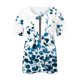 thumbnail image 4 of Blusa informal elegante de manga corta con cremallera y cuello redondo para mujer OAVQHLG3B Store lin121212, 4 of 5