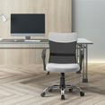 thumbnail image 2 of Vinsetto Ergonomic Home Office Chair w/ Armrest and Mesh Backrest, 2 of 10