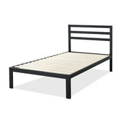 Zinus Mia 38 Metal Platform Bed Frame with Headboard, Twin