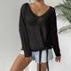 thumbnail image 4 of Neewe Women Summer Knit Vest Cap Sleeve Crochet Tops Hollow Out Cover Up Tank Top Pullover Beach Vacation Clothes, 4 of 7