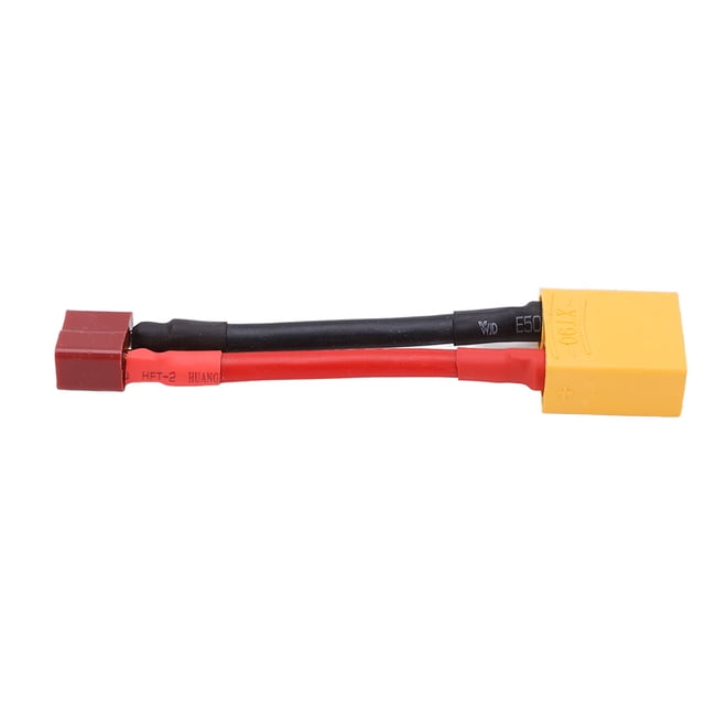 T Female To XT90 Male Cable, Silicone Cord T Female To XT9 Male Plug Connector 96mm Length For Airplane Models For RC Car Model For Ship Model ANGGREK Otros