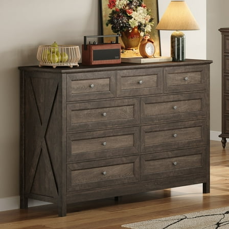 55.04'' W 9 - Drawer Dresser