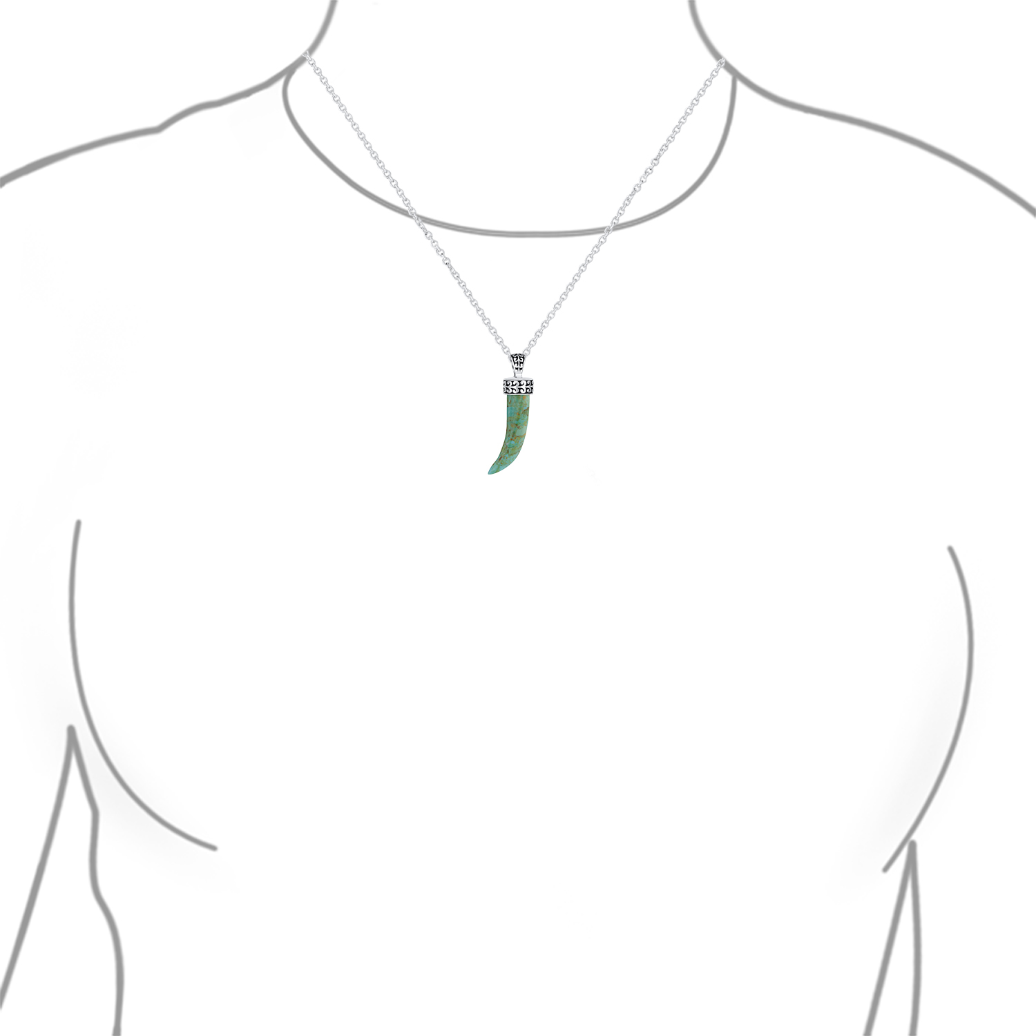 Collier Pendentif Amulette Italienne Corne De Poivre - Plaqué Or, Acier Inoxydable - Porte-bonheur Unisexe