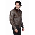 thumbnail image 2 of Veste en Cuir pour Homme avec Col en Véritable Fourrure, 2 of 9