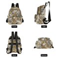 thumbnail image 2 of JIALIOU Mini Backpack Purse for Women Quilted Casual Daypack Small Travel Shoulder Bag, Abstract Silver Geometric, 2 of 7