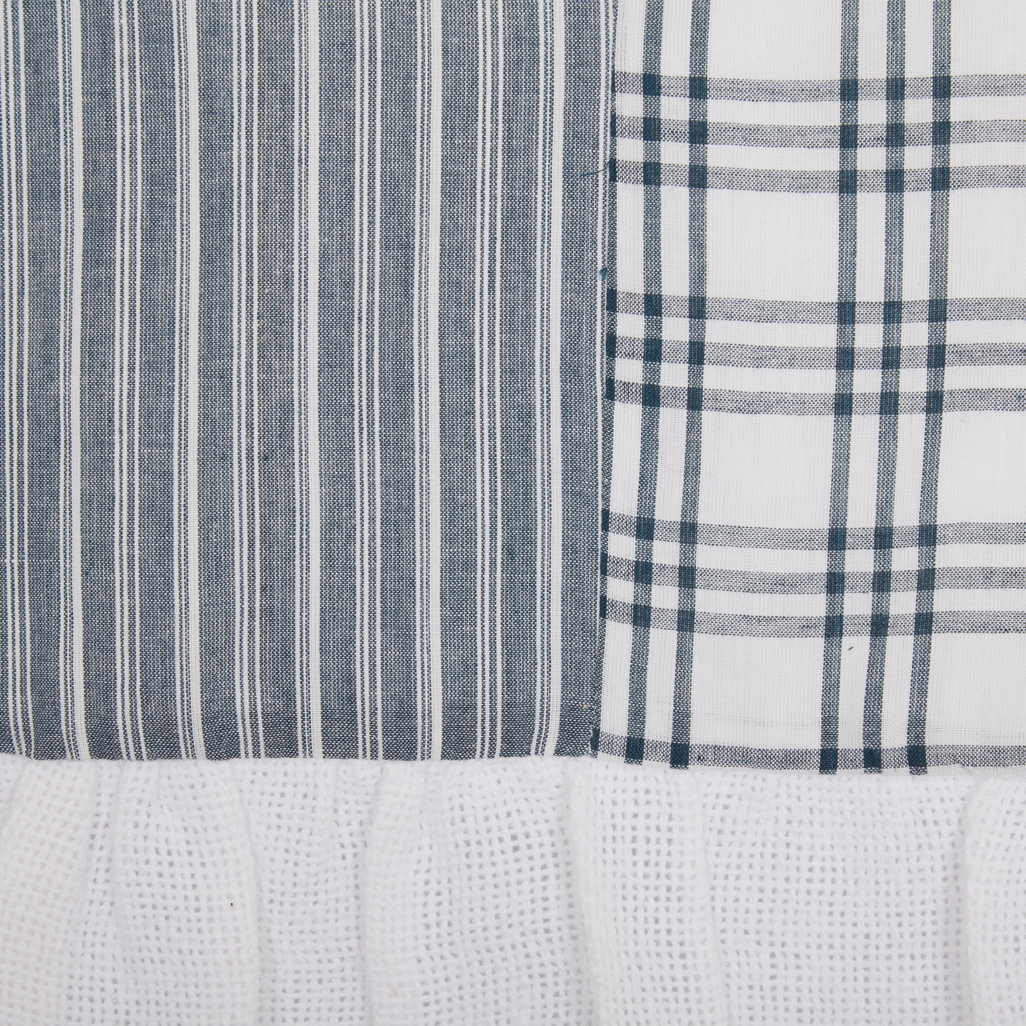 VHC Brands Sawyer Mill Blue Patchwork Valance (Valance 19x72)