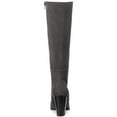 thumbnail image 3 of Style & Co. Womens Addyy Faux Suede Block Heel Knee-High Boots, 3 of 3