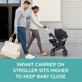 thumbnail image 6 of Evenflo Shyft DualRide Infant Car Seat and Stroller Combo with Carryall Storage, Boone, 6 of 10