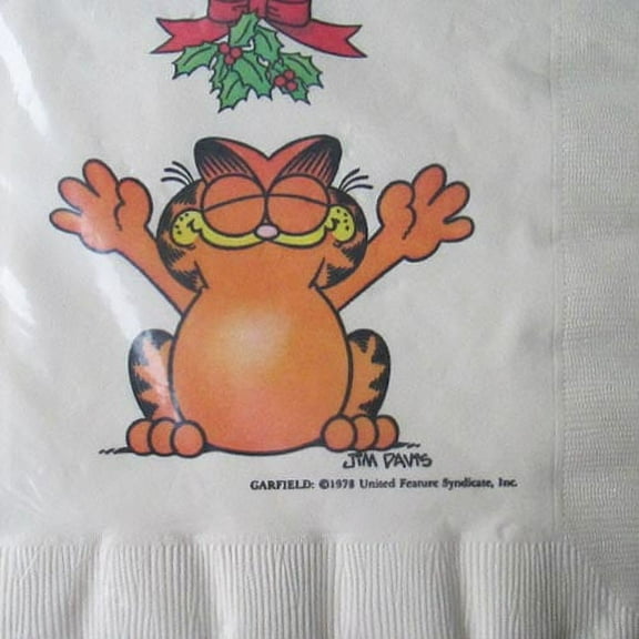 Garfield Vintage Christmas Lunch Napkins (16ct)