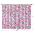 thumbnail image 5 of Pink Unicorns Flamingos Pattern Shower Curtain 84"x72" ,Bathroom Decorative Shower Curtains Set with 12 Hooks,Modern Waterproof Washable Shower Curtain, 5 of 6