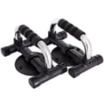 thumbnail image 1 of OULII 1 Pair H-type Push Up Bars Black with Removable Design for Strength Training, 1 of 6