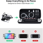 amFilm Nintendo Switch OLED Accessories Bundle TechMatte 3-in-1 Essential Kit