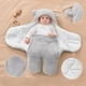 thumbnail image 2 of Saco de dormir de osito de peluche para bebé, 2,0 tog, forro suave para recién nacidos, saco de dormir ajustable, manta para bebés, bebés recién nacidos, unisex, gris, M (3-6 meses), 2 of 5