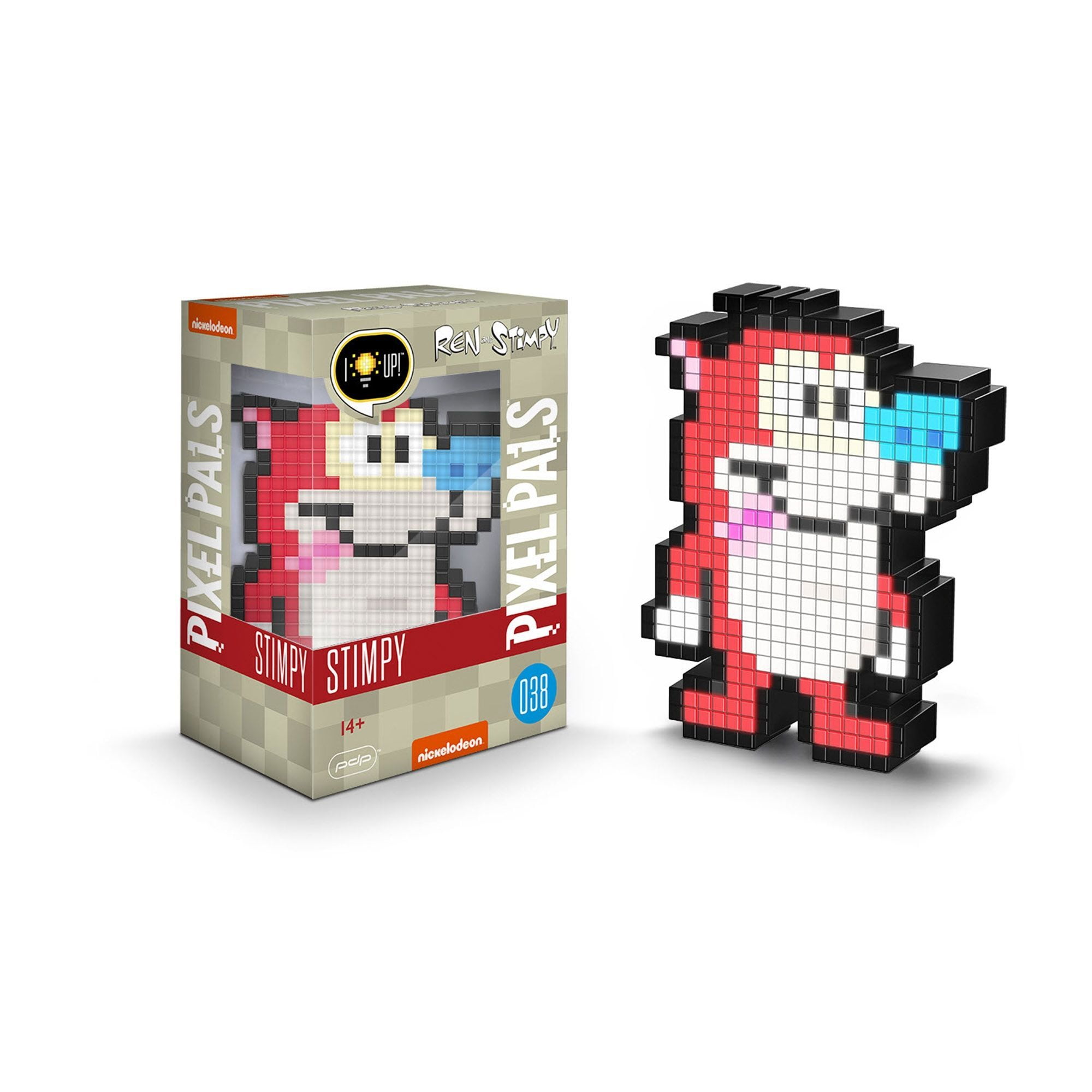 PDP Novelty Toy Pixel Pals Ren and Stimpy Stimpy