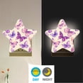 thumbnail image 4 of Star Shaped Energy Saving Night Light Living Room Night Light, Bedroom Night Light, Corridor Night Light, Study Night Light Purple Beautiful Butterfly, 4 of 6