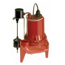 Liberty LE51AV, Automatic Submersible Sewage Pump with Vertical Float Switch, 1/2 HP, 115 Volts, 1 Phase, 2" FNPT Discharge, 158 GPM Max, 24 ft Max Head, 10 ft Cord