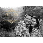 Golden Flourish Standard Save the Date