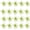 Green, variant on 20 Pack Sea Urchin Dice Fishing Lure – Soft Plastic Creature Bait for Bass Trout Crappie