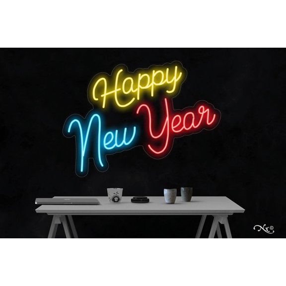Happy New Year-LED Neon Sign Made in USA
