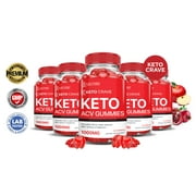 (5 Pack) Keto Crave ACV Gummies 1000MG Dietary Supplement 300 Gummys