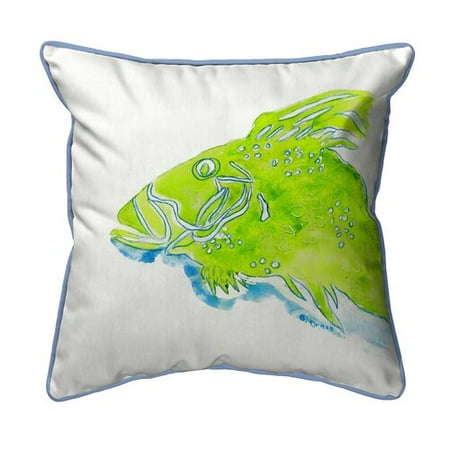Betsy Drake Interiors Fish Indoor Outdoor Throw Pillow Walmart Com