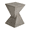 Light Gray, variant on GZXS Unique Outdoor Side Table, MGO End Table, Small Lightweight Accent Table for Patio, Garden, Backyard, Light Natural