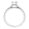 thumbnail image 3 of Pompeii F/VS 1 Ct Round Diamond Engagement Ring 14k White Gold   Accent  (F,VS), 3 of 4