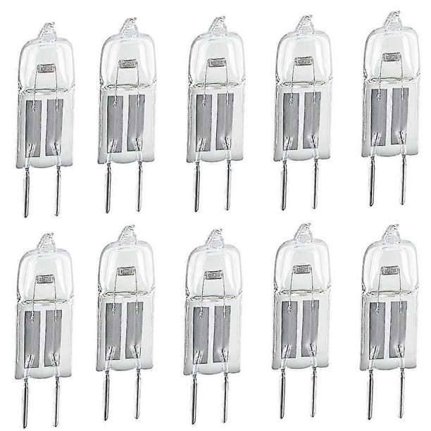 Zhouba 10pcs G4 12v 20w Halogen Pin Base Light Bulbs For Chandeliers Pendant Lamps