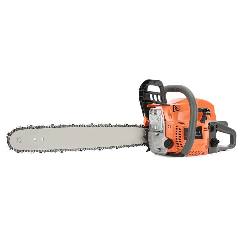 Ynce 58 cc Gas Powered Chainsaw, 20 in Quick-Switch Bars – 550 ml Fuel Tanks, Automatic Chain Oiler, Centrifugal Air Filter, Quick Start, Inertial Chain Brake