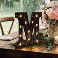 thumbnail image 6 of Efavormart Antique Black Industrial Style Letter "M", Vintage Style Alphabet Letter - 9", 6 of 10