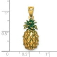 thumbnail image 3 of 14K Green Enameled Polished 3-D Pineapple Charm K7062, 3 of 4