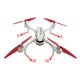 thumbnail image 3 of Equipo de Aterrizaje Extendido Tren Aeronaves Actualización 4pc Tornillos para X4 H502S H502E Blanco CUTICAT Trípode Hubsan X4 H502S H502E, 3 of 8