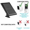thumbnail image 2 of Cargador de panel solar LRKHFFD de 5 W para Ring Stick Up Cam/Spotlight, 2 of 7