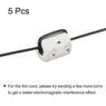 thumbnail image 3 of Unique Bargains Ferrite Cores Cable Clips 10.5mm RFI EMI Noise Suppression Filter for Video 5Pcs, 3 of 6