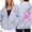 Grey, variant on Women's Zip Up Hoodie Long Sleeve Pullover Casual Cancer Awareness Sweatshirt with Pocket for Everyday Wear Comfort