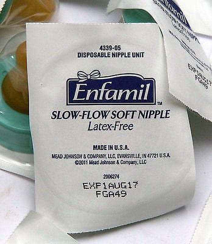 Nipple Cream Enfamil 4339-05 Disposable Nipple Unit, Slow-Flow