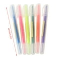 thumbnail image 5 of Yammee 6 Pcs Watercolor Gel Pen Cute Highlighter Solid Accent Ink Maker Smooth Writing, 5 of 10