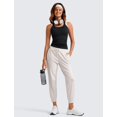 thumbnail image 3 of Pantalones deportivos CRZ YOGA Cloud Jersey para mujer, 25 pulgadas, capri, 3 of 4