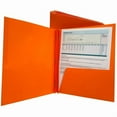 thumbnail image 5 of Sparco, SPR78541, Two-pocket 3-Prong Leatherette Portfolio, 25 / Box, Orange, 5 of 6