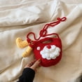 thumbnail image 4 of RuiJiao Clearance Christmas Handiwork Woolen Knitting Bag Fashionable Hundred Crossbody Bag Shape Cute, 4 of 6