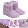 thumbnail image 5 of RENDZJ Electric Heated Plush Slippers Usb Heating House Shoes for Home Indoor (Women), 5 of 9