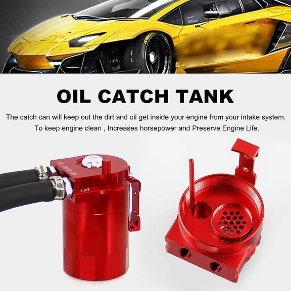 YIUIY Side Oil Separator Catch Can Tank For F150 5.0L 2.7L 3.5L Ecoboost 2011-2021 NEW