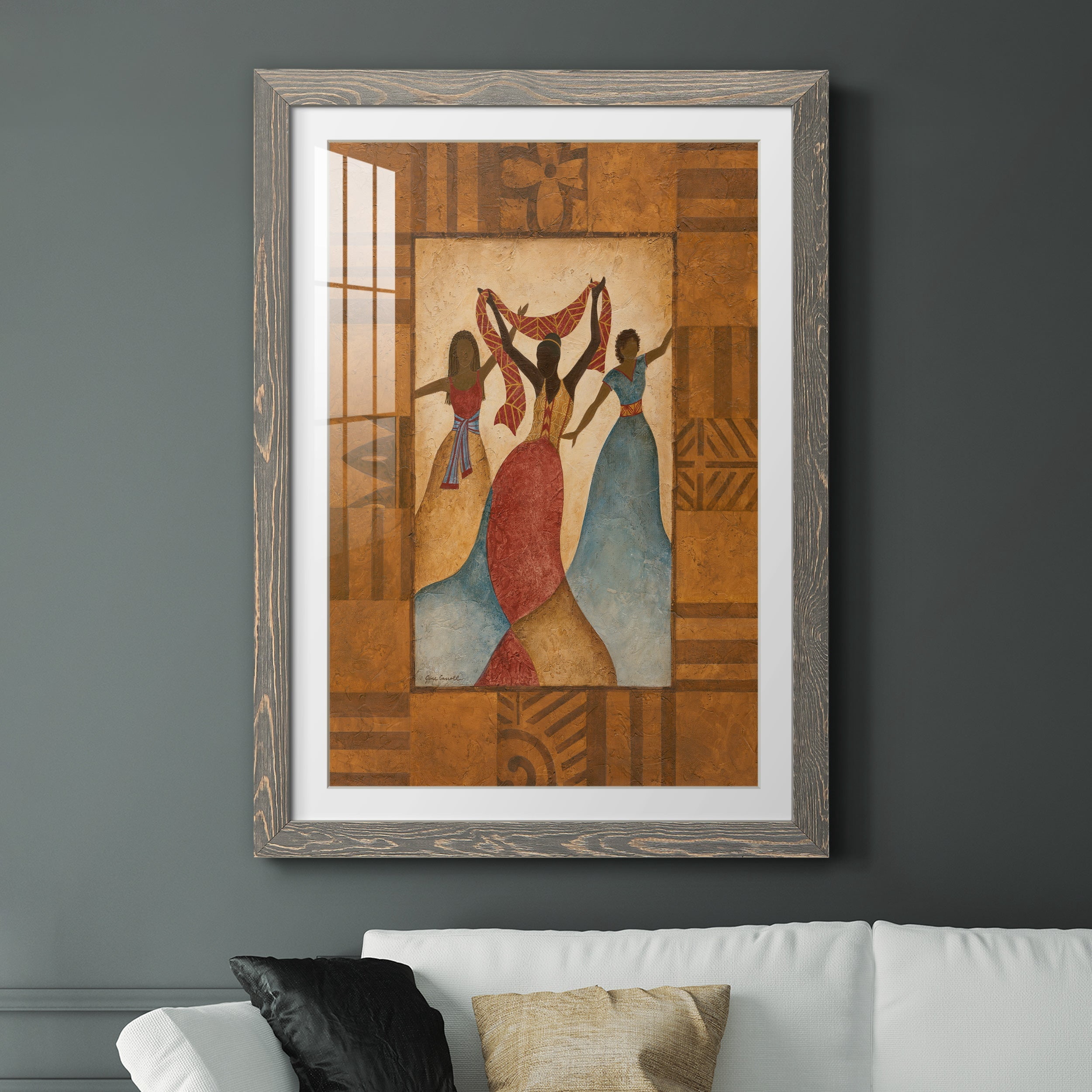 Rhythm - Premium Framed Print - Distressed Barnwood Frame - Ready to Hang