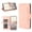 Pink, variant on Pixel 6 Wallet Case, Flip Folio Stand PU Leather Protective Magnetic Bumper Soft TPU Shockproof Phone Case for Google Pixel 6, Brown