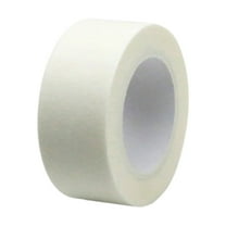 Hiroekza Washi Tape Colored Masking Tape 4.3FT - Hand-Tearable, Strong Adhesive, DIY Art Supplies, Colorful Painters Tape for Crafts, Labeling, and Coding White