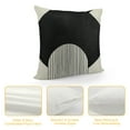 thumbnail image 4 of Creowell  Boho Pillow Covers , Mid Century Modern Arch Sun Decor Throw Pillow Cover Decorative Boho Cushion Cover with Zipper, Black and White,Multi-Size White, 4 of 5