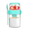thumbnail image 1 of Taza de cereales para llevar, taza de yogur con cuchara para llevar, taza de yogur para llevar a prueba de fugas de 310ML + 560ML, fiambrera apta para lavavajillas, taza de cereales para, 1 of 5